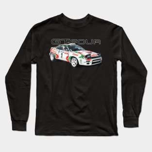 Toyota Celica Turbo 4WD Carlos Sainz Monte Carlo World Rally Car Long Sleeve T-Shirt